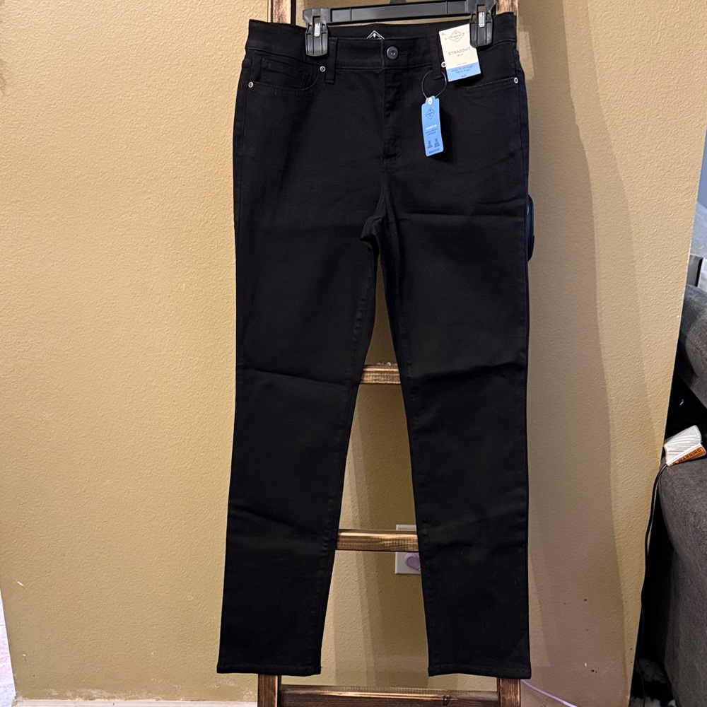 St. John's Bay Black Mid Rise Jeans